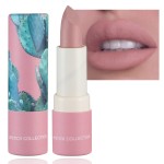 LZYLLS Matte Nude Lipstick,Paper Tube Lipsticks for Women,Bold & Intense Colors,Non-Stick Cup Not Fade Silky Smooth Velvet Lipgloss Set Lip Stick Matte Lipstick Lip Makeup Gifts(Pink)