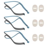 Resmed Airfit P10 Headgear Strap, Replacement CPAP Headgear Compatible with Resmed Airfit P10, 3-Pack (Without Mask)