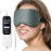 Heated Eye Mask, Warm Eye Compress Mask, USB Electric Eye Heating Pad with Temperature & Timer Control, Dry Eye Mask for Dry Eyes Blepharitis Sinus Migraine Stye MGD Puffiness Gray