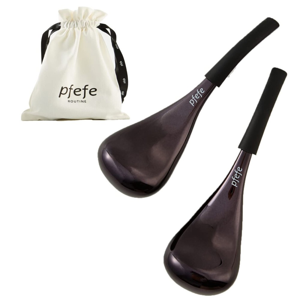 Pfefe Cryo Sticks for Face, Ice Globes Cryo Globes for Facials, Esthetician Supplies Gifts, Unbreakable Stainless Steel Ice Roller Cooling Spa Balls with Storage Case