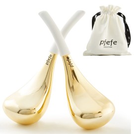 pfefe Cryo Sticks for Face, Ice Globes Cryo Globes for Facials, Esthetician Supplies Gifts, Unbreakable Stainless Steel Ice Roller Cooling Spa Balls with Storage Case