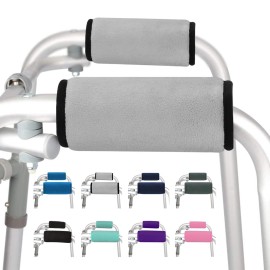 supregear Walker Grips (2 Pack), Soft Padded Hand Covers, Non-Slip Comfortable Cushion Padding for Folding Walker Handle, Moisture Wicking Mobility Accessory