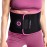 ActiveGear Waist Trainer for Women & Men - Sweat Band Waist Trimmer Belt for a Toned Look - Reinforced Trim and Extra Secure Fastening (Pink Hem, Medium: 8 x 42)