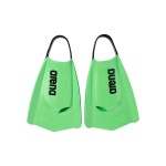 Arena Unisex Adult Powerfin Pro II Swim Training Fins Men and Women Silicone Short Blade Flippers Left/Right Customized, Lime, Size 6-7
