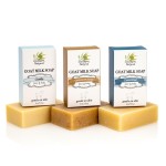 Southern Natural Goat Milk Soap Bar - Unscented Oatmeal & Honey, Castile & Unscented - Handmade for Dry, Sensitive Skin - Face & Body Wash for Men, Women, Kids, Baby - 3 pack (4-4.5 oz)