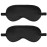 2Pack Silk Sleep Mask,Eye Mask for Sleeping,Elastic Blackout Eye Mask & Blindfold for Full Night\'s Sleep,Travel and Nap(Black)