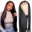 13x4 Straight Lace Front Wigs Human Hair 200% Density Straight Frontal Wig Pre Plucked with Baby Hair Hd Transparent 20 Inch Glueless Bone Straight Wig Brazilian Virgin Hair for Women Natural Black