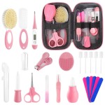 Baby Healthcare and Grooming Kit for Newborn Kids, 24PCS Upgraded Safety Baby Care Kit, Newborn Nursery Health Care Set, Baby Care Products