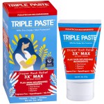Triple Paste 3X Max Diaper Rash Ointment for Baby, Maximum Strength with 40% Zinc Oxide Ointment for Serious Diaper Rash, 2 oz Tube