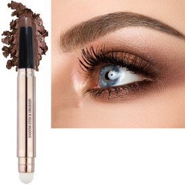 MAY FOLTREN Waterproof Hypoallergenic Eyeshadow Pencil in Bright Brown 17