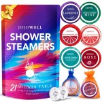 Shower Steamers Aromatherapy - 21Pcs Birthday Gifts for Women, Self Care with Natural Essential Oils Relaxation Home SPA, Womens Gifts for Christmas Stocking Stuffers for Adults, Teens, Wife, Her