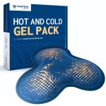 Reusable Hot and Cold Gel Ice Pack for Shoulder, Rotator Cuff, Knee, Back, Head, Eyes, Elbow, Hip - Leak Proof Post Surgery Heat & Cold Therapy Compress by FIGHTECH (Hinge Joint, Single)