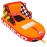 AIRHEAD Lil\' Mable, Towable Tube, 1 Rider, Orange