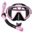 Seovediary Snorkel Set Adults Snorkeling Gear Anti-Fog Panoramic View Swim Mask Dry Top Snorkel Kit with Carry Bag for Snorkeling Scuba Diving Swimming Travel