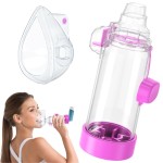 Ramixi Inhaler Spacer for Adult and Kids NESSI OTC SPACER (Purple/Adult)