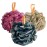 Fishent Bath Sponge Shower Loofahs 60g, 3 Pack Soft Net Body Scrubber, Durable Mesh Shower Pouf Bath Loofah Sponge Body Wash Puff for Women and Men