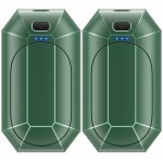 Hand Warmers Rechargeable, Dnaleao 2 Pack 4000mAh Electric Portable Pocket Heater, Heat Therapy Great for Outdoors, Hunting, Golf, Camping, Warm GiftsGreen