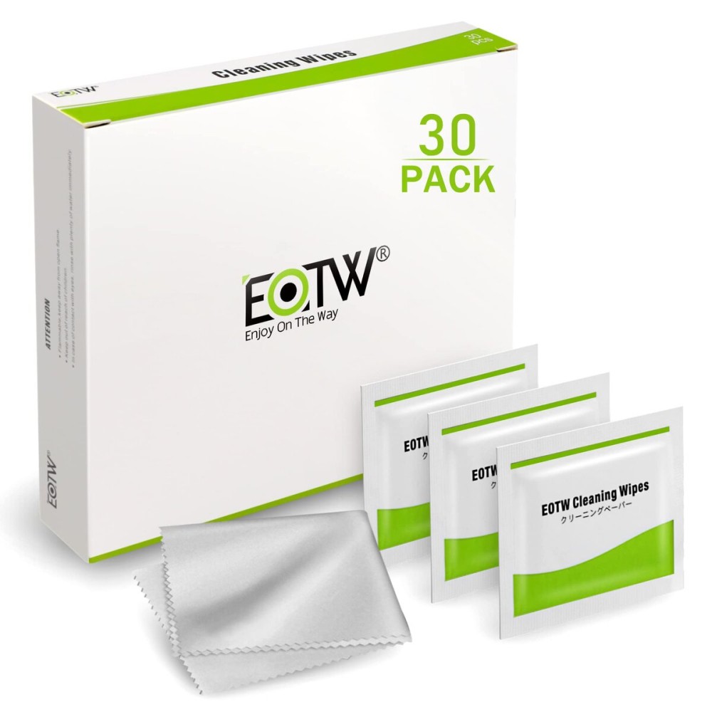 Screen Wipes Individually Wrapped, EOTW Pre-moistened Computer Phone Lens Cleaning Wipes for iPhone iPad Tablet PC Computer LED Screen, Pack of 30