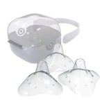 purifyou Nipple Shields for Nursing Breastfeeding Newborn, 24mm / 20mm / 18mm / 16mm, Set of 3 Silicone Nipple Shield with Free Case Latch Assist Nipple Guard & Breastfeeding Shield (16mm)