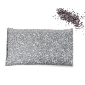 SacksyThyme Microwave Heating Pad for Back, Neck, Menstrual Cramps, Shoulders, Leg Pain Relief - Hot Moist Microwavable Therapy Pack - Flaxseed Hot & Cold Pad Made in USA (Size: 12 x 7) Lavender