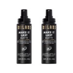 Milani Setting Spray + Primer, Make It Last Matte- Oil Absorbing Charcoal Formula to Control Shine, Matte Finish Setting Spray for Makeup and Primer for Oily Skin, Prime +Correct + Set - 2 Pack