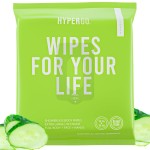 HyperGo XL Body Wipes for Women & Men - 12 x12 Rinse-Free Full Body Cleansing Wipes 20 Count Pack - Cucumber | Biodegradable, Hypoallergenic, Aloe-Infused | Gym, Festival, Camping Essentials