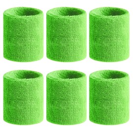 BEACE Sweatbands Sports Wristband for Men & Women - Moisture Wicking Athletic Cotton Terry Cloth Sweatband for Tennis, Basketball, Running, Gym, Working Out