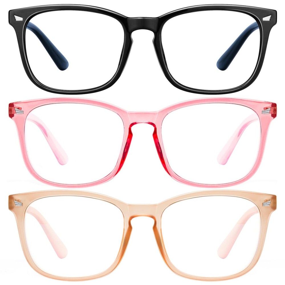 hunsquer Blue Light Glasses for Woman/Men Computer Blue Light Glasses