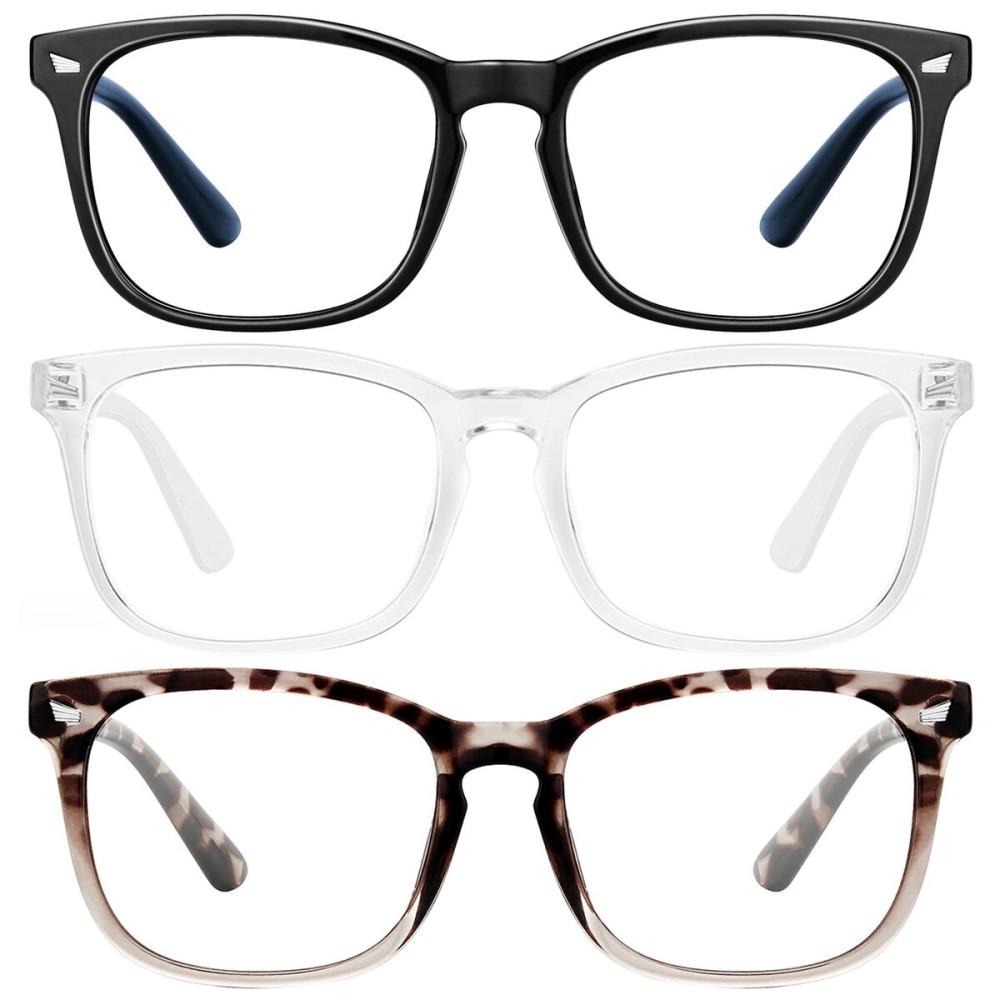 hunsquer Blue Light Glasses for Woman/Men Computer Blue Light Glasses