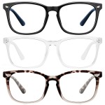 hunsquer Blue Light Glasses for Woman/Men Computer Blue Light Glasses