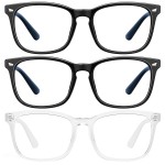 hunsquer Blue Light Glasses for Woman/Men Computer Blue Light Glasses