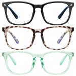 hunsquer Blue Light Glasses for Woman/Men Computer Blue Light Glasses