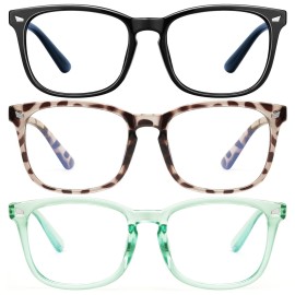 hunsquer Blue Light Glasses for Woman/Men Computer Blue Light Glasses