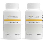 Integrative Therapeutics Tri-Magnesium - Supports Cellular Energy & Energy Metabolism*- Magnesium Supplement for Heart & Nerve Health Support* - Dairy-Free & Gluten-Free - 180 Capsules (180 Servings)