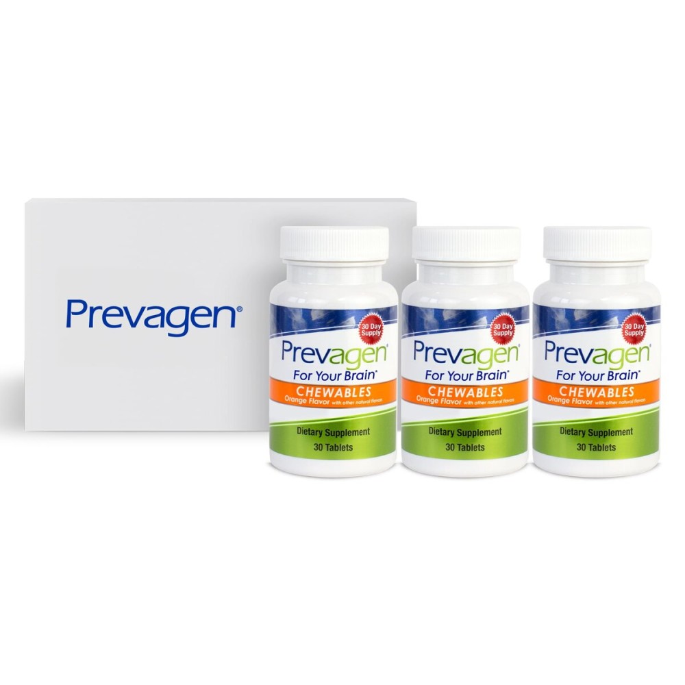 Prevagen Regular Strength Orange Chewables - 90 Tablets (3 Month Supply) | Formulated for Your Brain | 10mg of Apoaequorin Plus Vitamin D3