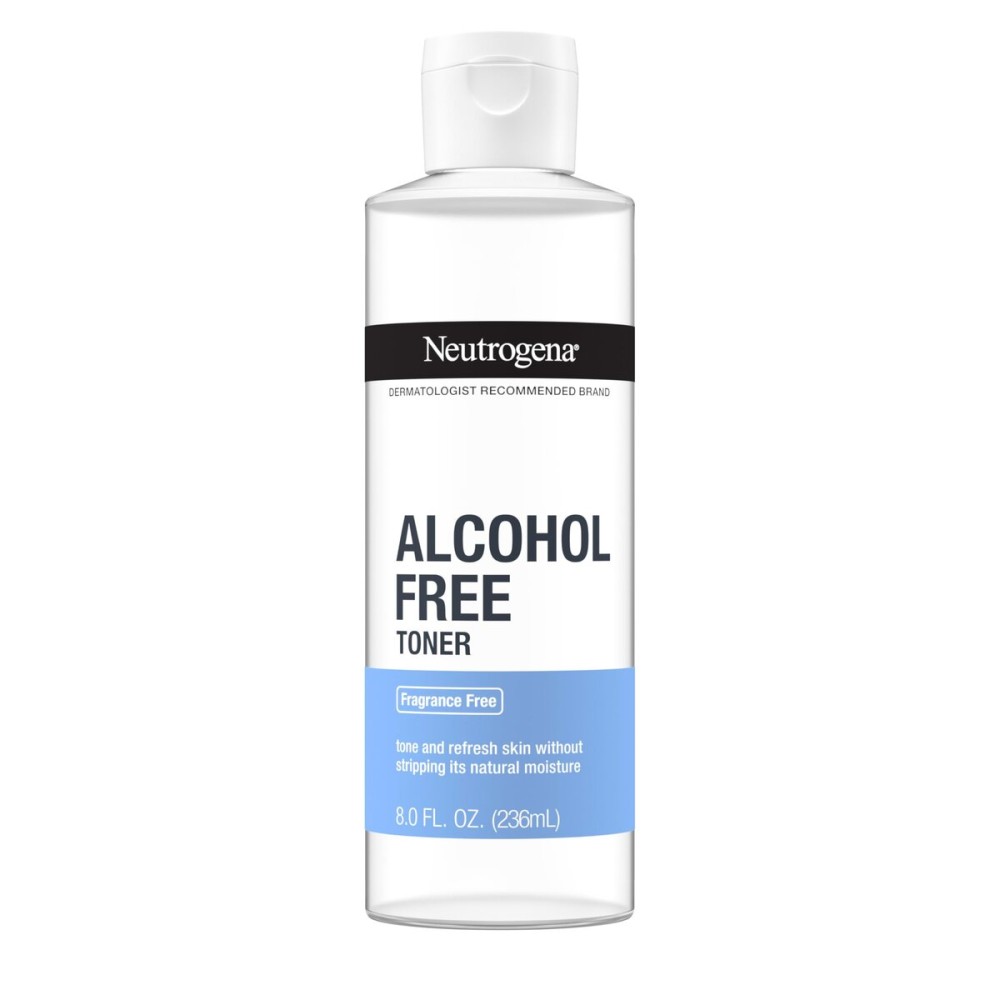 Neutrogena Alcohol-Free Gentle Daily Facial Toner, Fragrance-Free to Tone & Refresh Skin, Gently Removes Impurities & Reconditions Skin, Hypoallergenic, 8 fl. oz