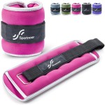Sportneer Ankle & Wrist Weights with Reflective Straps for Women, Men & Kids - 1/2/3/4/5/10 lb Weighted Weights for Strength Training, Walking, Running, Pilates, Physical Therapy, Leg & Arm Workouts