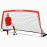 RUNBOW 6x4 ft Portable Kids Soccer Goal for Backyard Practice Soccer Net with Carry Bag (6x4 FT, 1 Pack, Red)