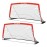 RUNBOW 6x4 ft Portable Kids Soccer Goal for Backyard Practice Soccer Net with Carry Bag (6x4 FT, 2 Pack, Red)