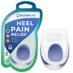 Gel Heel Pads, 2 Pack, for Achilles Tendonitis, Shoe Wedge Inserts for Plantar Fasciitis, Bone Spur, Foot Pain Relief Support, Comfort Cushion Insoles for Women/Men