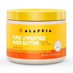 Alaffia EveryDay Shea Authentic Shea Butter, All Skin Types, Help Moisturize and Soften Skin with Shea Butter, Unscented, (2 Pack-11 Fl Oz Ea)