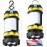 2 Pack Camping Lantern, Outdoor LED Camping Light, Rechargeable Flashlights with 1000LM, 6 Modes, 4000mAh Power Bank, IPX5 Waterproof Portable Emergency Camp Light for Hurricane Survival - Yellow