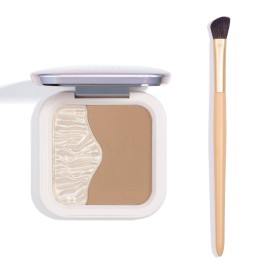 ELLESY Highlighter Contour Powder Makeup KitFace Shimmer Highlighter and Matte Finish Contour BronzerLightweight, Easy to apply -C02