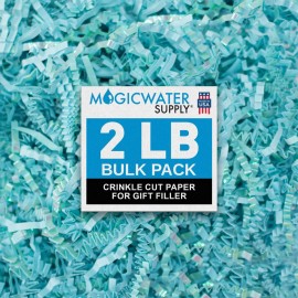 MagicWater Crinkle Cut Paper for Gift Baskets - 2LB - Diamond Pastel - Perfect for Shredded Paper Filler, Basket Filler, Gift Boxes, Bridesmaid Gifts, Christmas Stuffers & More - For for All Occasions