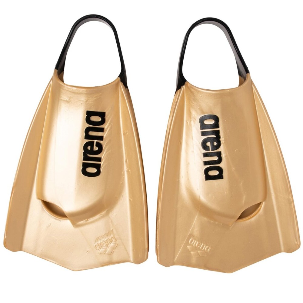 Arena Unisex Adult 50th Anniversary Powerfin Pro II Training Fins for Swimming Silicone Short Blade Open Heel Left/Right Custom Design, Size 7.5-9