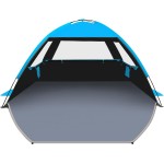 Gorich Beach Tent Sun Shelter for 3-10 Person with UPF 50+ UV Protection, Lightweight & Easy Setup Beach Shade Canopy, Portable Shade Tent Cabana