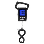 KastKing Fish Scale, WideView Floating Waterproof Digital Scale with No-Puncture Lip Gripper, 2.5 Large LCD Display, 110lb Capacity, Stores up to 9 Weights, Black