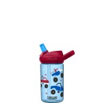 CamelBak Eddy+ Kids Bite Valve Straw Tritan Renew Water Bottle Moto Rally, 14oz