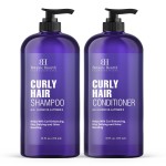 Botanic Hearth Curly Hair Shampoo And Conditioner Set For Curly Hair | Detangle, Define & Enhance Curls | With Jojoba Oil & Vitamin E | Sulphate Free | 16 Fl Oz X 2