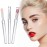 ELESDA Lip Brush, Silicone Lip Applicator Reusable 3PCS Lip Mask Applicator, Silicone Retractable Lip Gloss Balm Applicator Eyeshadow Lip Scrub Brush Applicators Disposable